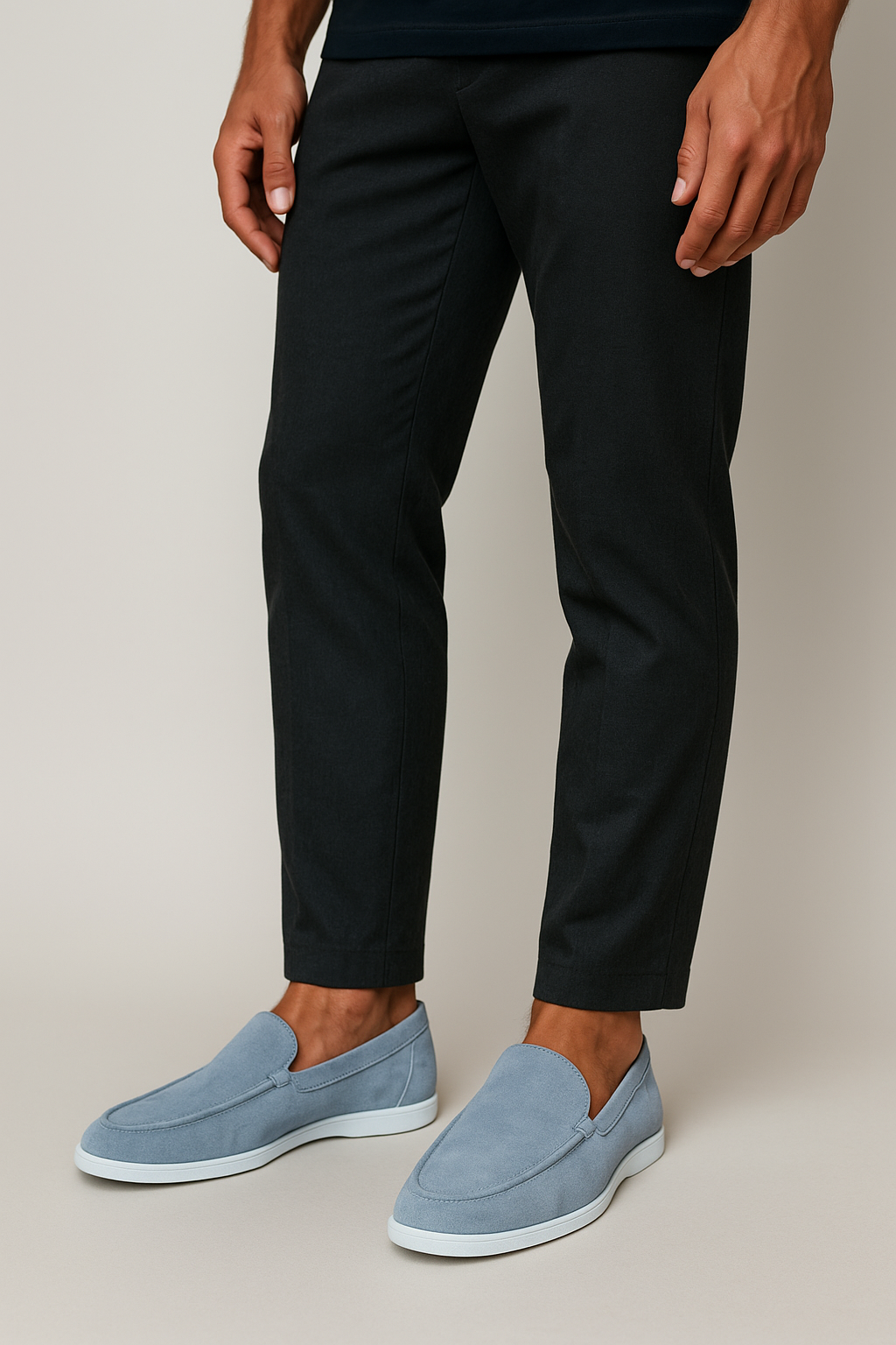 Men's Leather Slip-On Loafer Shoes