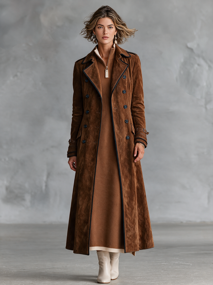 Women's Knit Quarter Zip Maxi Dress