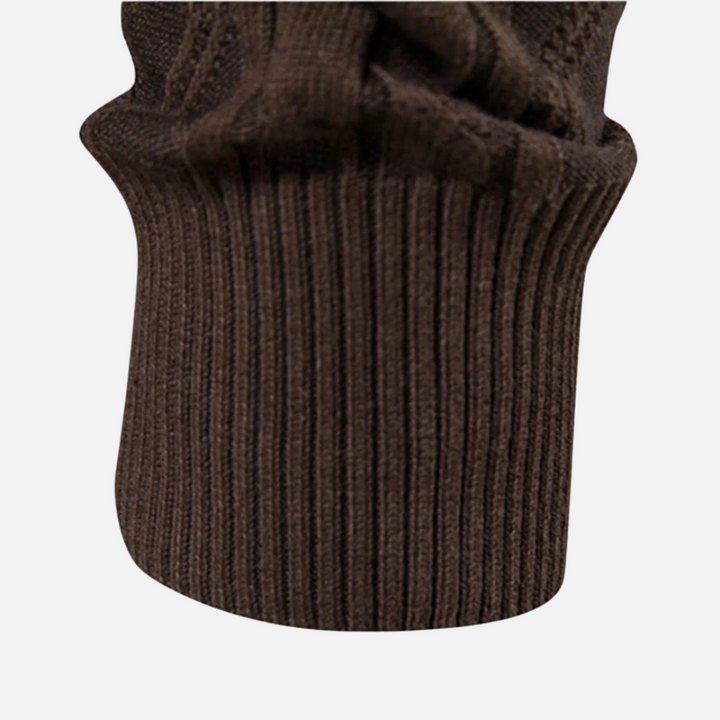 Men's Merino Wool Knit Cardigan Sweater