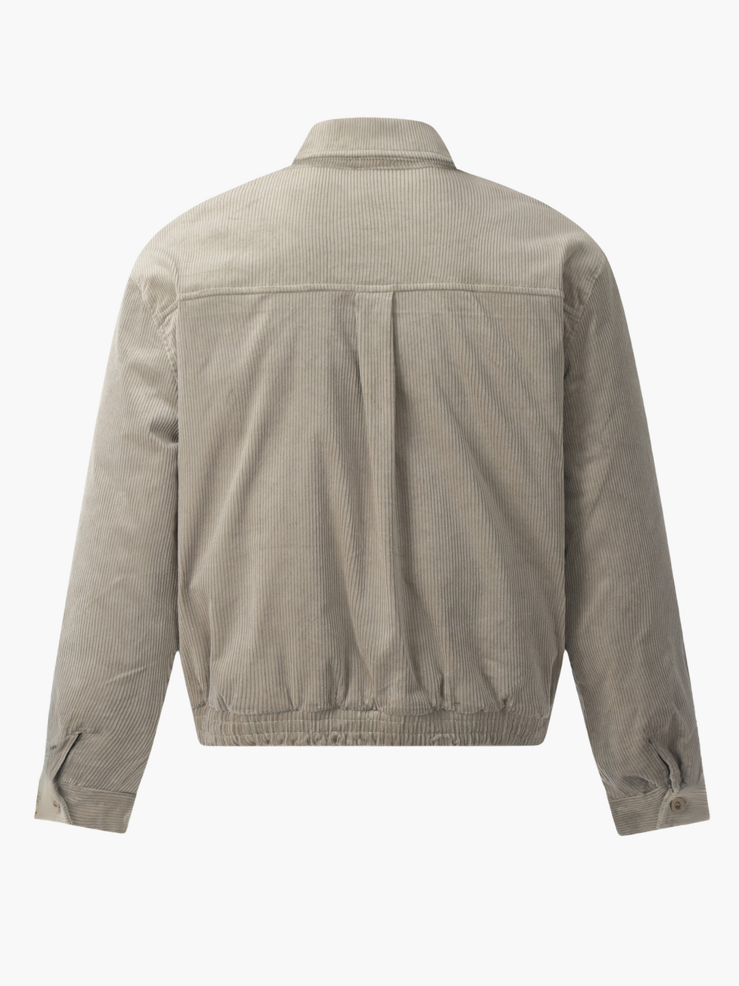 Men's Fleece Corduroy Harrington Bomber Jacket