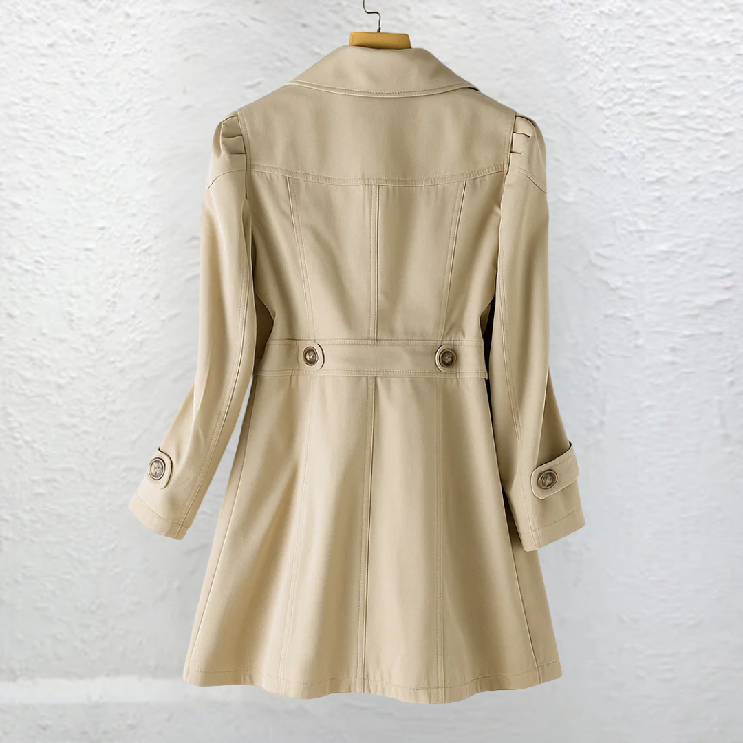 Women's Lightweight Woolmix Trench Coat
