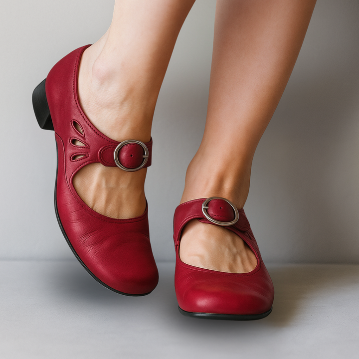 Women's Leather Mary Jane Orthopedic Dress Shoes