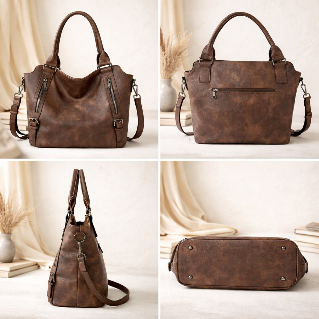 Women's Faux Leather Hobo Bag Shoulder Handbag