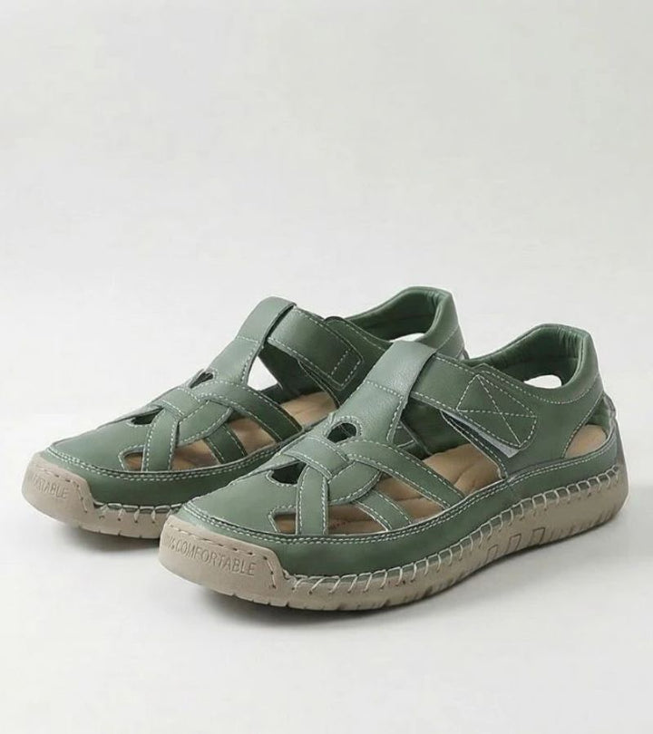 Women’s Leather Orthopaedic Open-Toe Walking Sandals