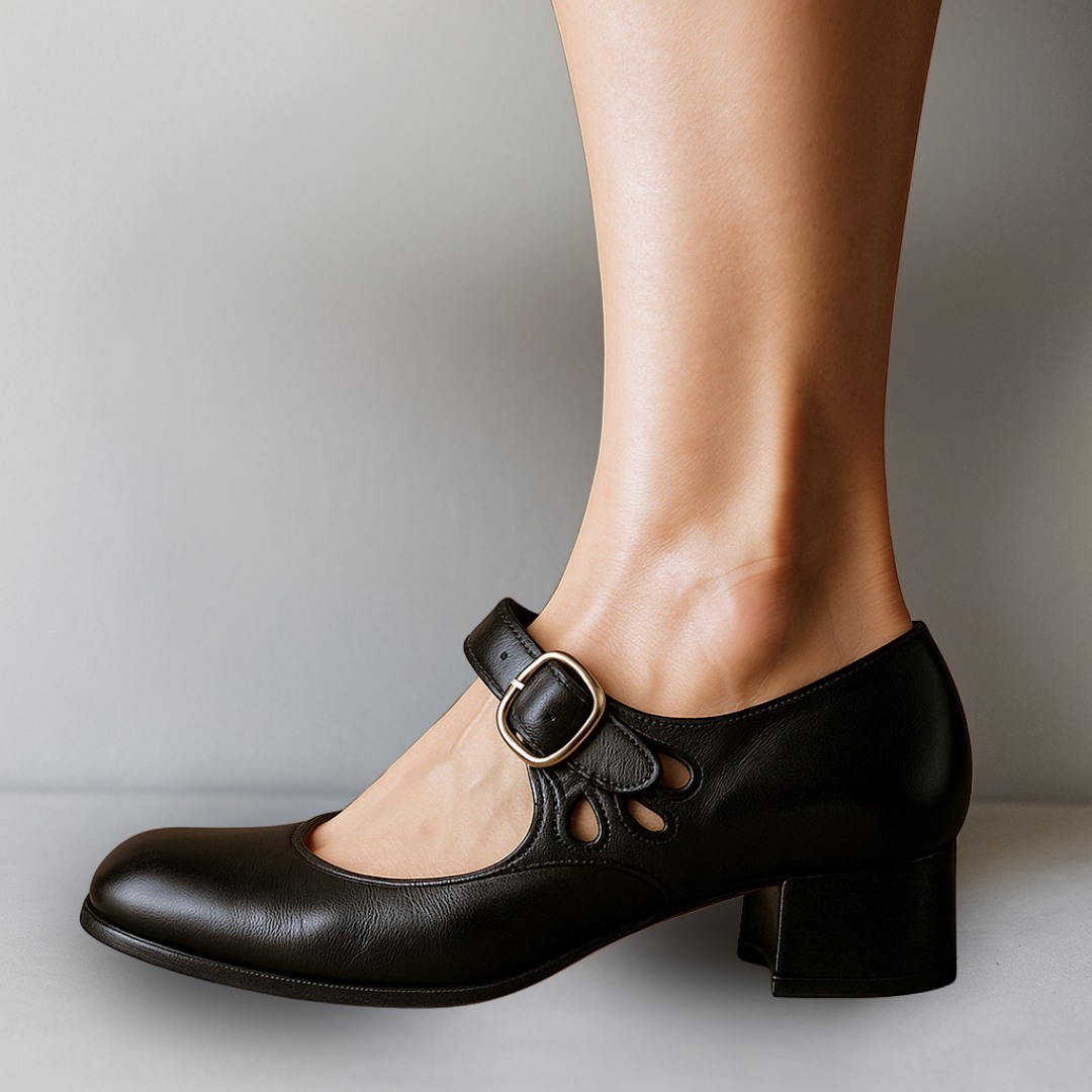 Women's Leather Mary Jane Orthopedic Dress Shoes