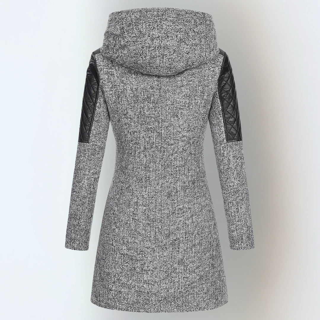 Women’s Asymmetric Zip Hooded Fleece Jacket