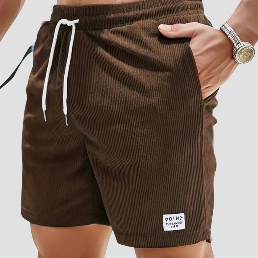 Men's Waffle Knit Casual Lounge Mesh Shorts