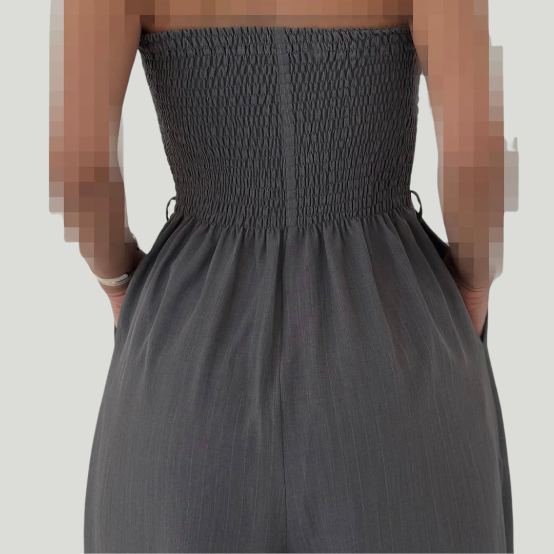 Women’s Knit Wide-Leg Jumpsuit & Blazer Set
