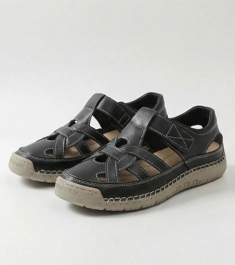 Women’s Leather Orthopaedic Open-Toe Walking Sandals