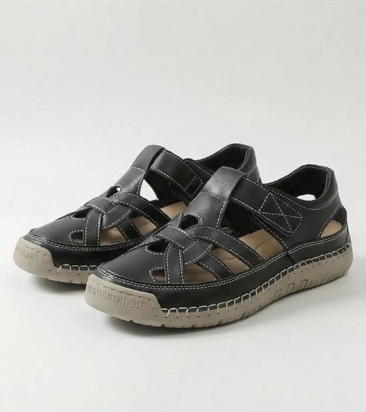 Women’s Leather Orthopaedic Open-Toe Walking Sandals