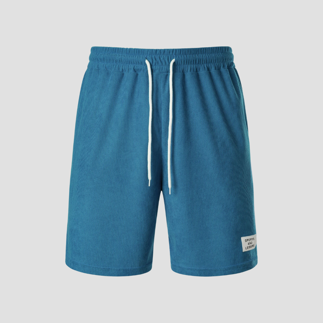 Men's Waffle Knit Casual Lounge Mesh Shorts
