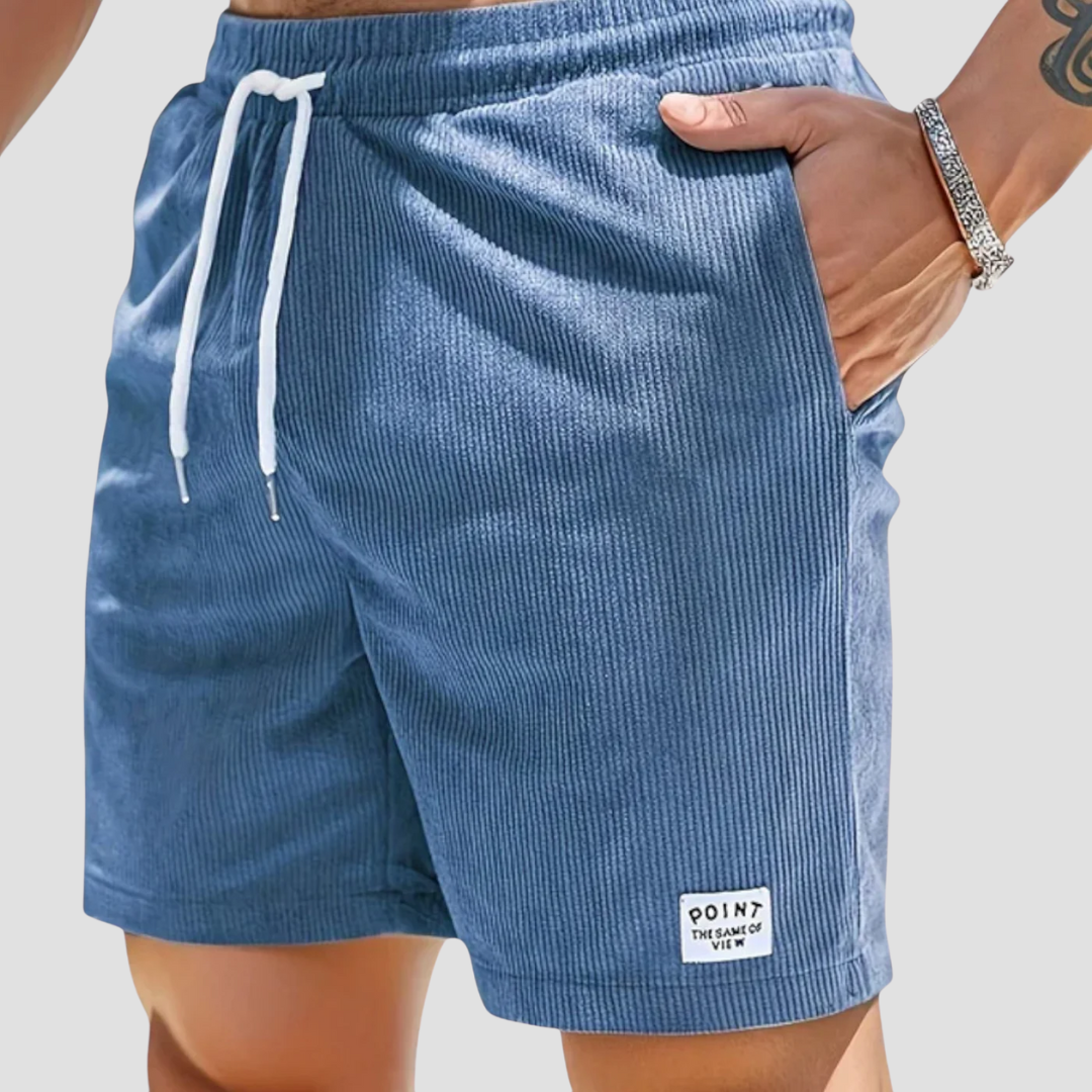 Men's Waffle Knit Casual Lounge Mesh Shorts