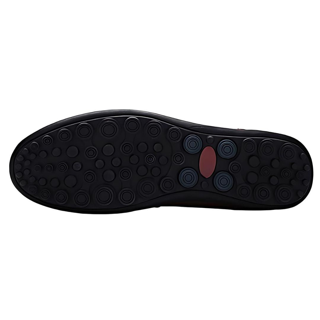 Men's Leather Slip-on Loafers Breathable Casual Walking Shoes