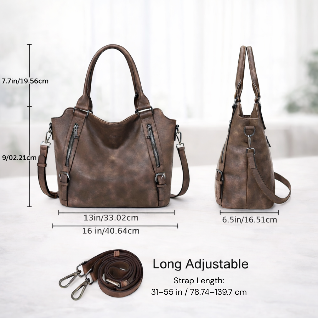 Women's Faux Leather Hobo Bag Shoulder Handbag
