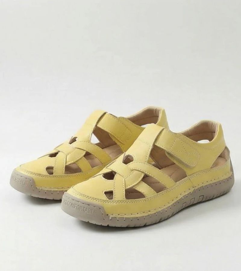 Women’s Leather Orthopaedic Open-Toe Walking Sandals