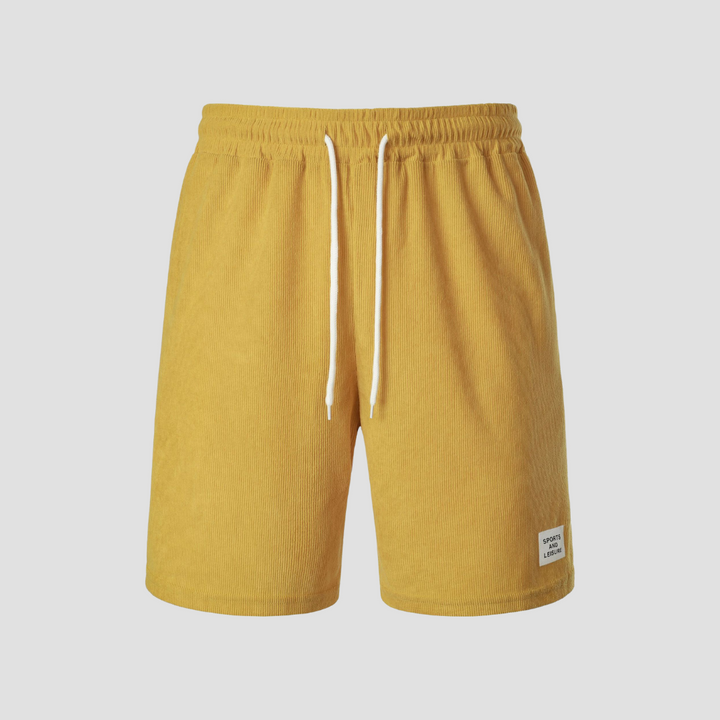 Men's Waffle Knit Casual Lounge Mesh Shorts