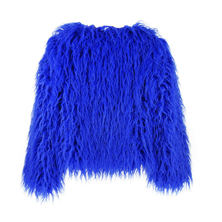 Women's Faux Fur Shag Jacket Shaggy Coat