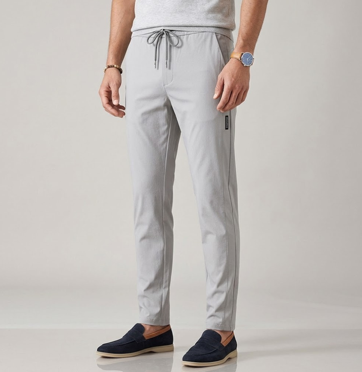 Men's Fleece Joggers Lightweight Athletic Training Sweatpants Trousers