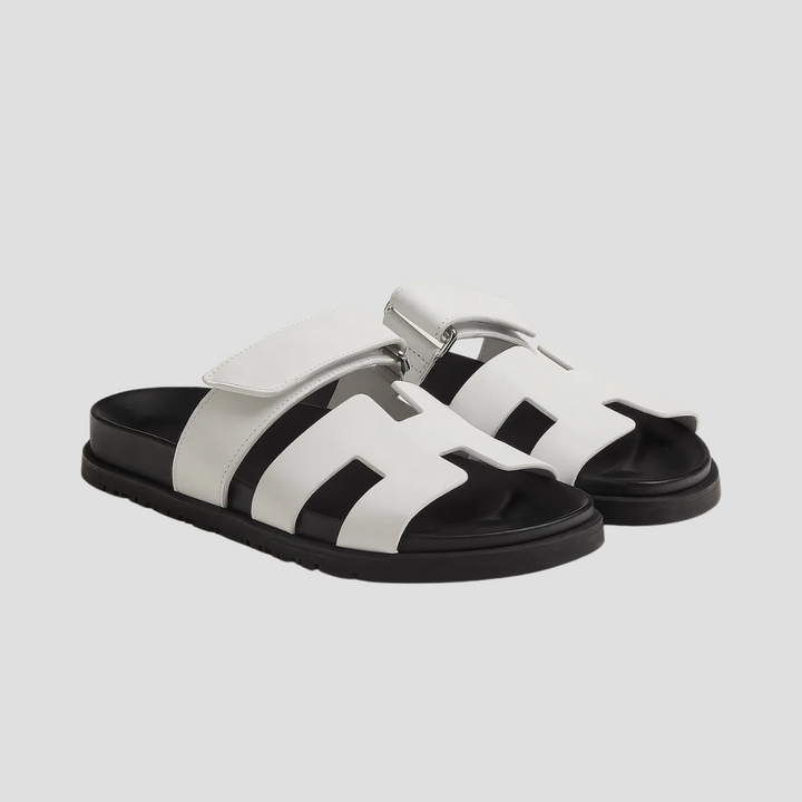 Leather Summer Slides Sandals For Men and Women