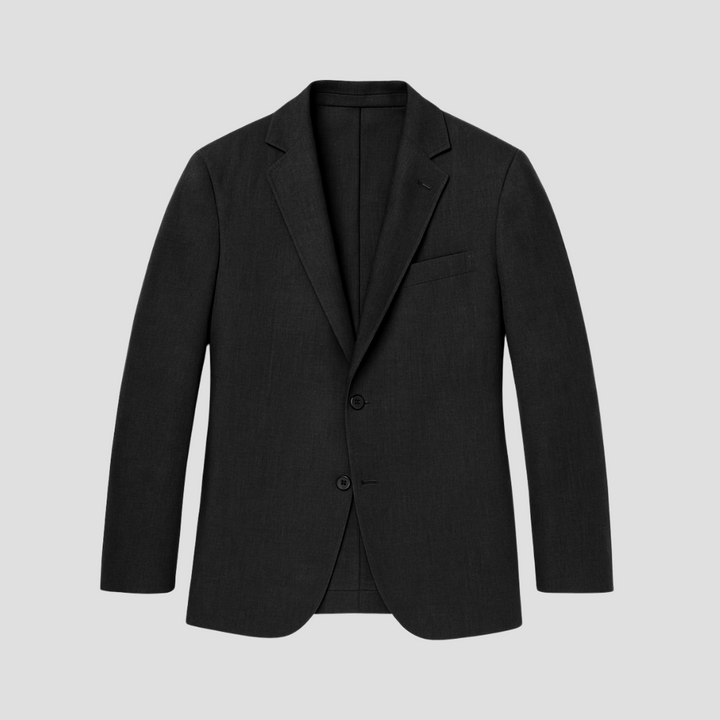 Men's Wool Mix Slim Fit Tailored Blazer Suit Jacket