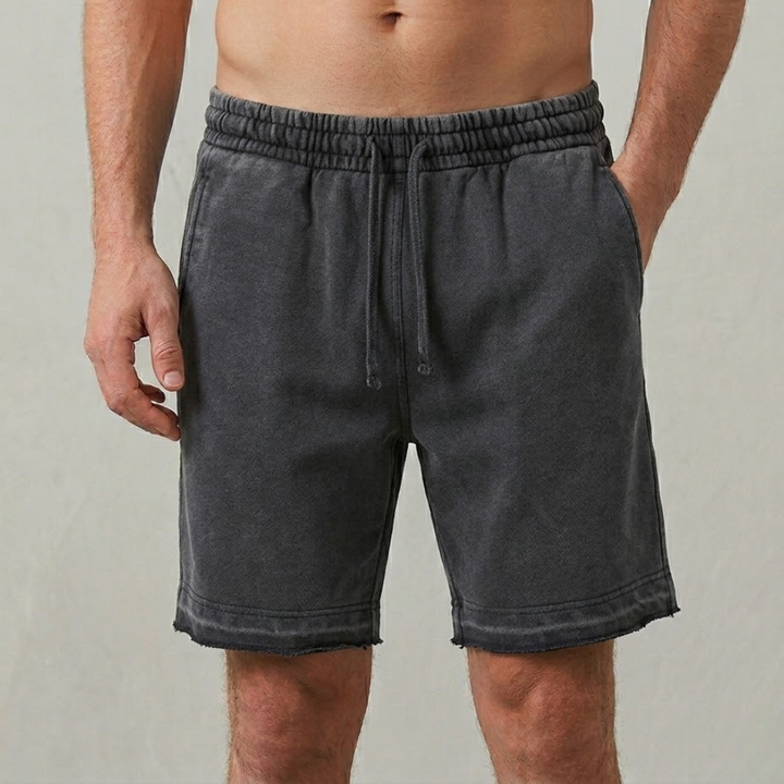 Men's Fleece Sweat Shorts Relaxed Fit High Waisted Casual Everyday Wear