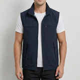 Men's Nylon Lightweight Utility Gilet Outdoor Hiking Waistcoat