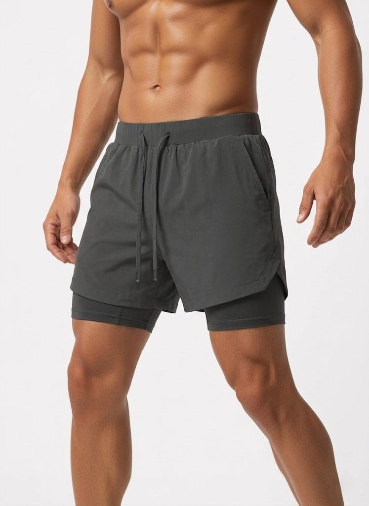 Men's Quick Dry Fitness Athletic Gym Shorts