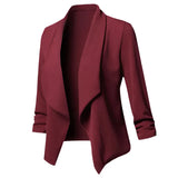 Women's Knit Open-Front Business Blazer