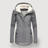 Women’s Hooded Water-Resistant Fleece-Lined Jacket