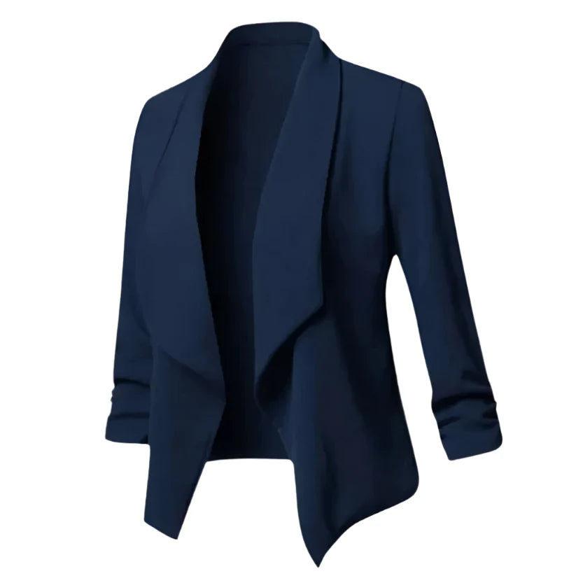Women's Knit Open-Front Business Blazer