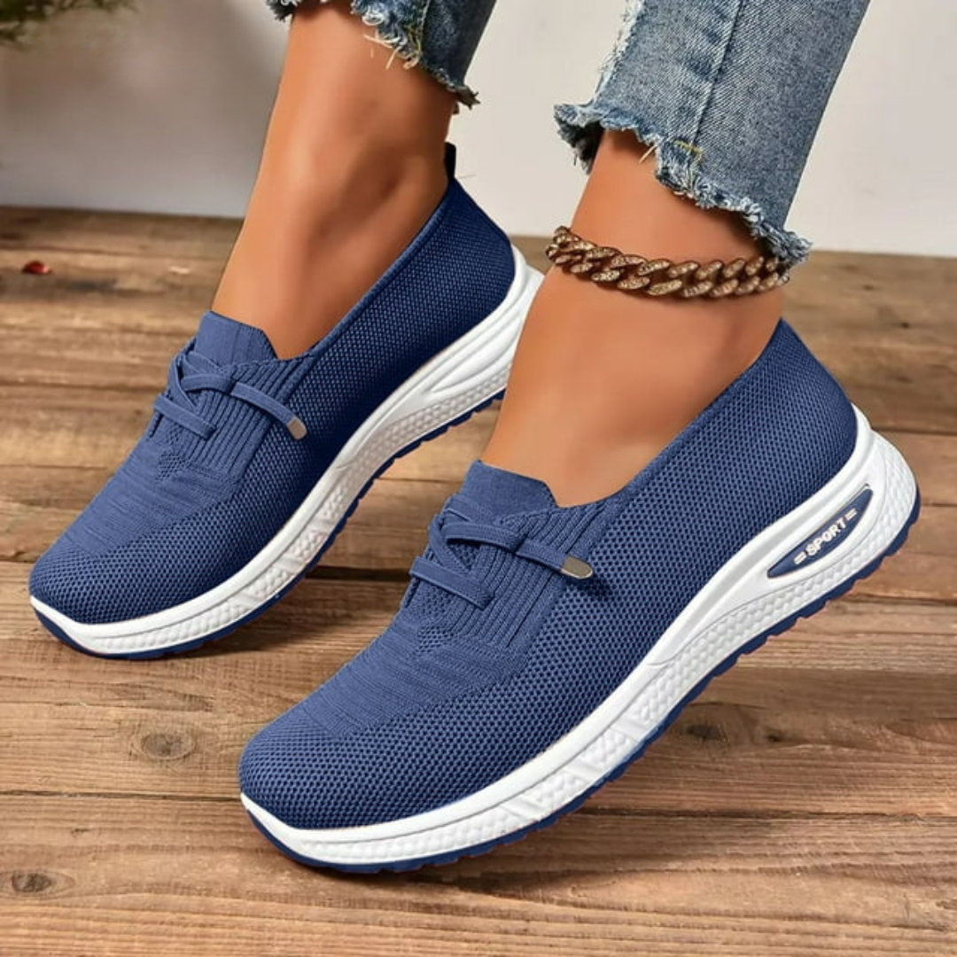 Women's Knit Orthopedic Slip-On Walking Sneakers