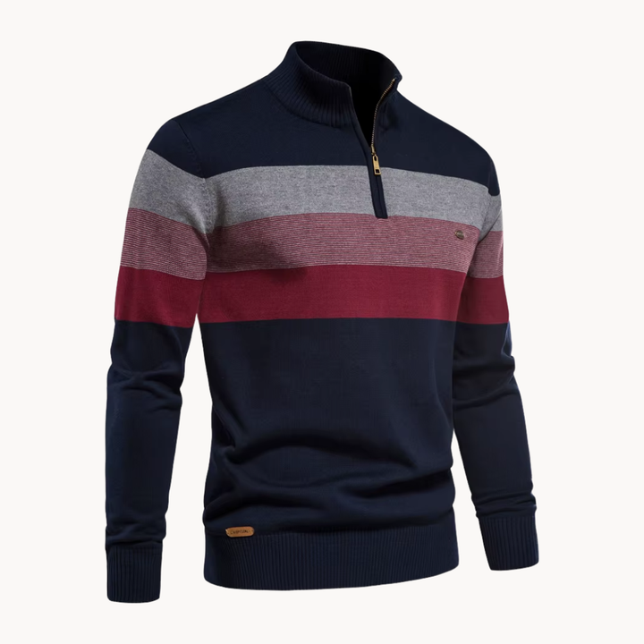 Men’s Merino Wool Quarter-Zip Sweater