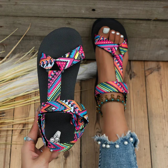 Women's Nylon Lightweight Outdoor Foam Sole Strappy Sandals