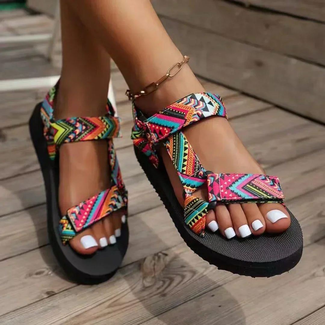 Women's Nylon Lightweight Outdoor Foam Sole Strappy Sandals
