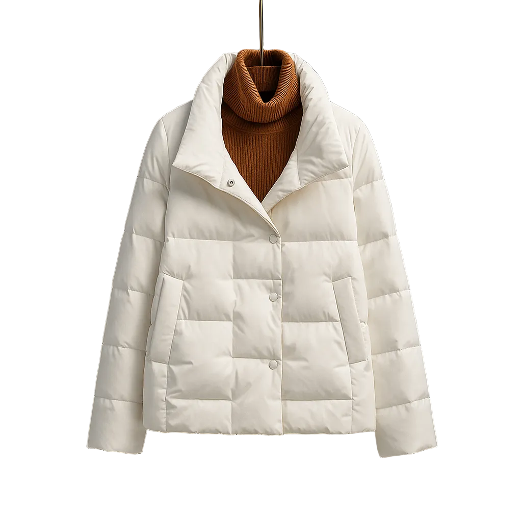 Women's Quilted Waterproof Fleece Jacket