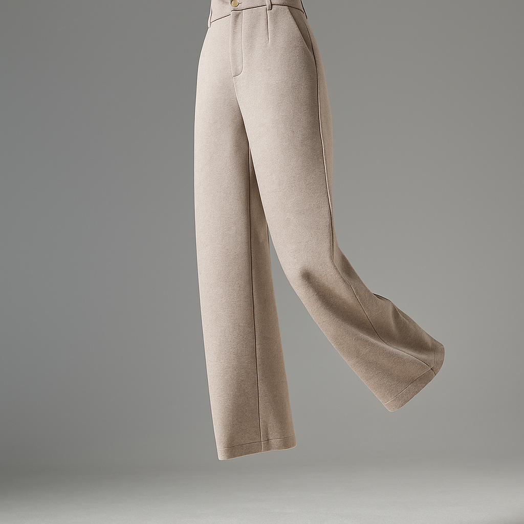 Women's Wool Trousers Wide Leg Pants