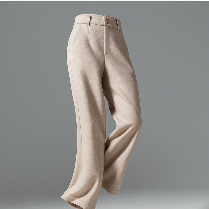Women's Wool Trousers Wide Leg Pants