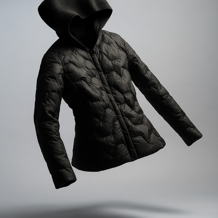 Women's Puffer Jacket Hooded Quilted Parka Coat Warm Outerwear