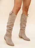 Women's Knee High Suede Boots