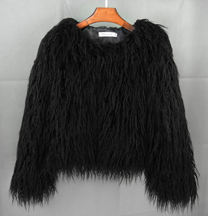 Women's Faux Fur Shag Jacket Shaggy Coat