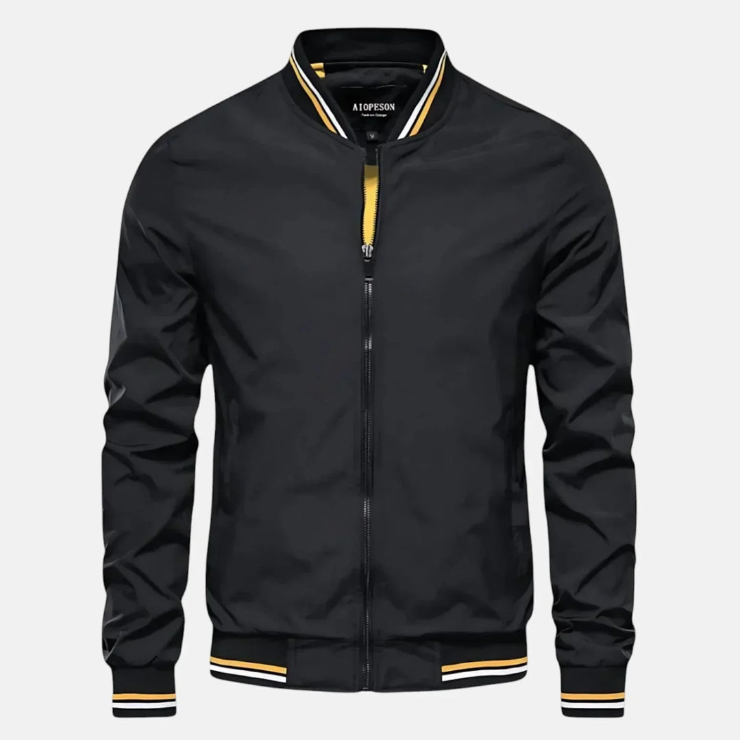 Men's Nylon Bomber Jacket Outerwear Coat