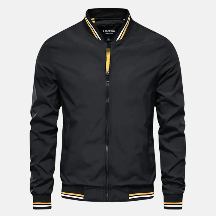 Men's Nylon Bomber Jacket Outerwear Coat