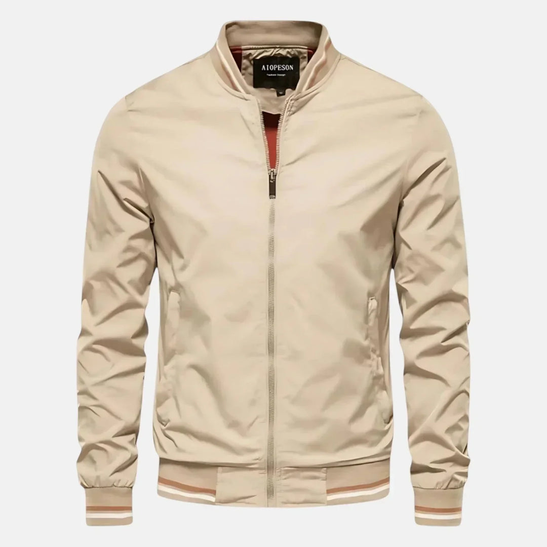 Men's Nylon Bomber Jacket Outerwear Coat