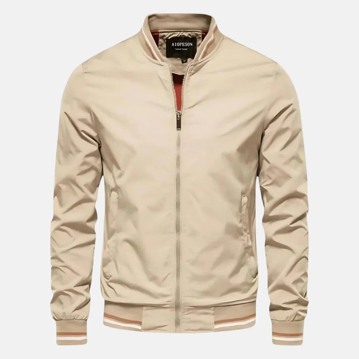 Men's Nylon Bomber Jacket Outerwear Coat