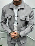 Men’s Oversized Fleece Shirt Jacket