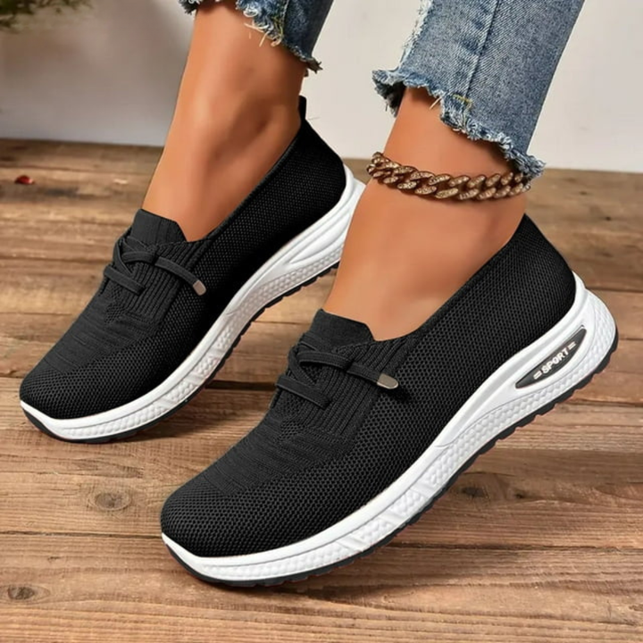 Women's Knit Orthopedic Slip-On Walking Sneakers