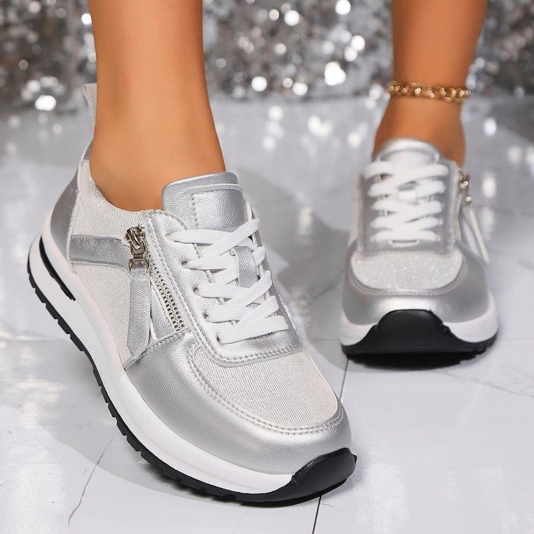 Women’s Leather Orthopedic Walking Sneakers