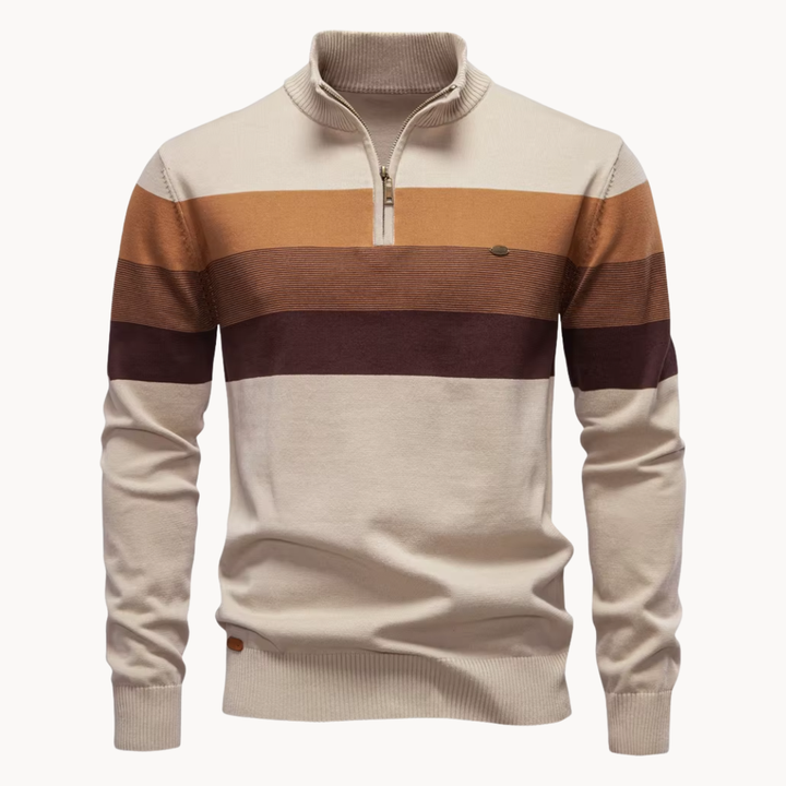 Men’s Merino Wool Quarter-Zip Sweater