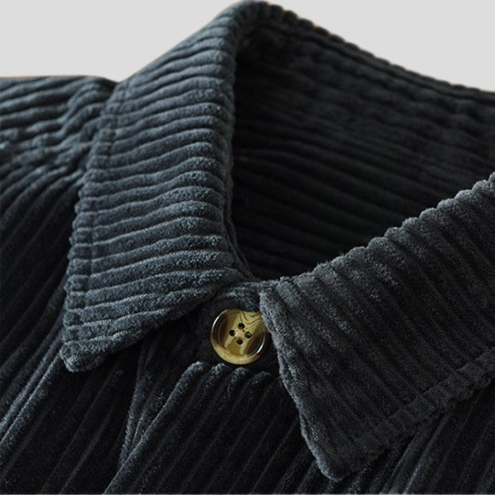 Men's Corduroy Long Sleeve Shirt Shacket