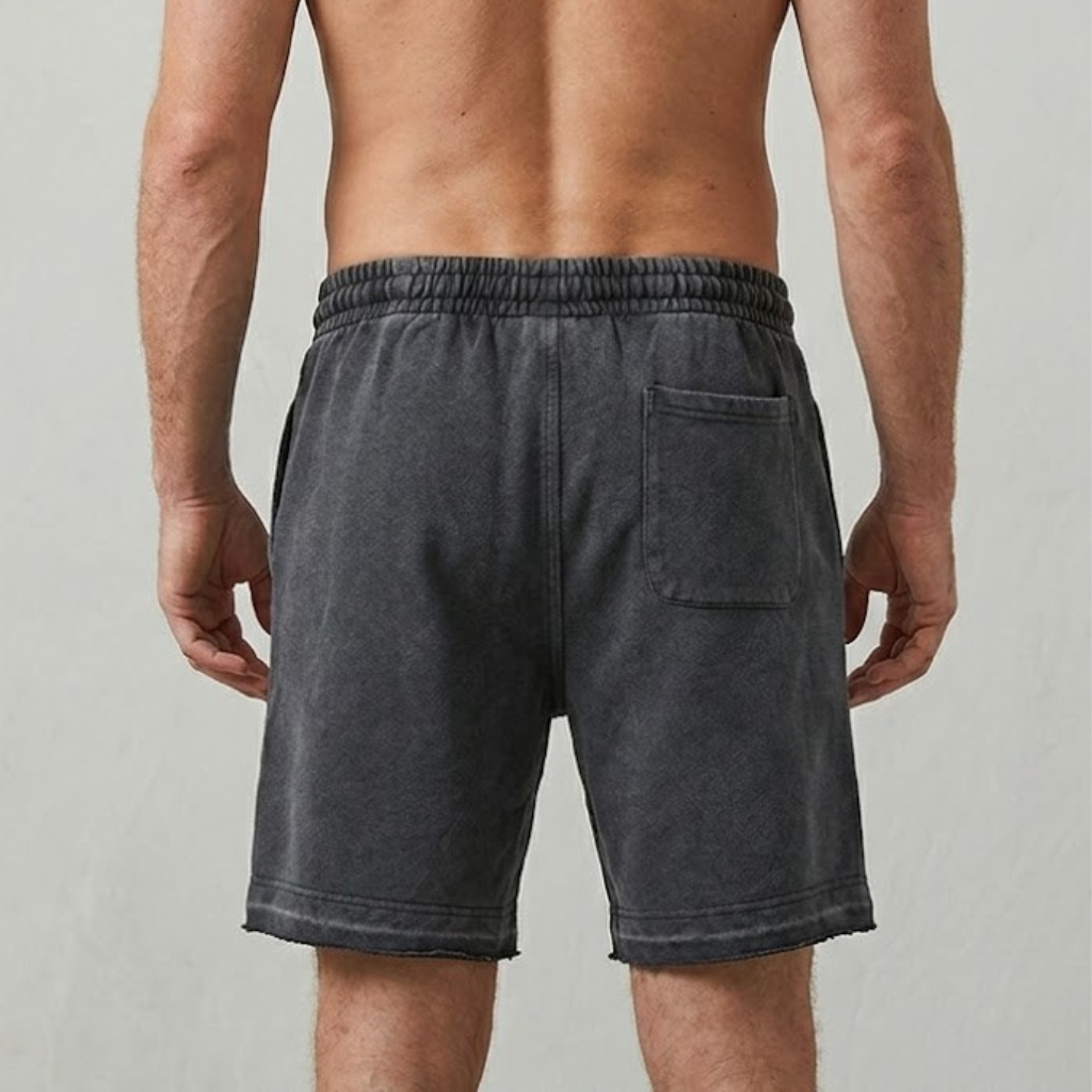 Men's Fleece Sweat Shorts Relaxed Fit High Waisted Casual Everyday Wear